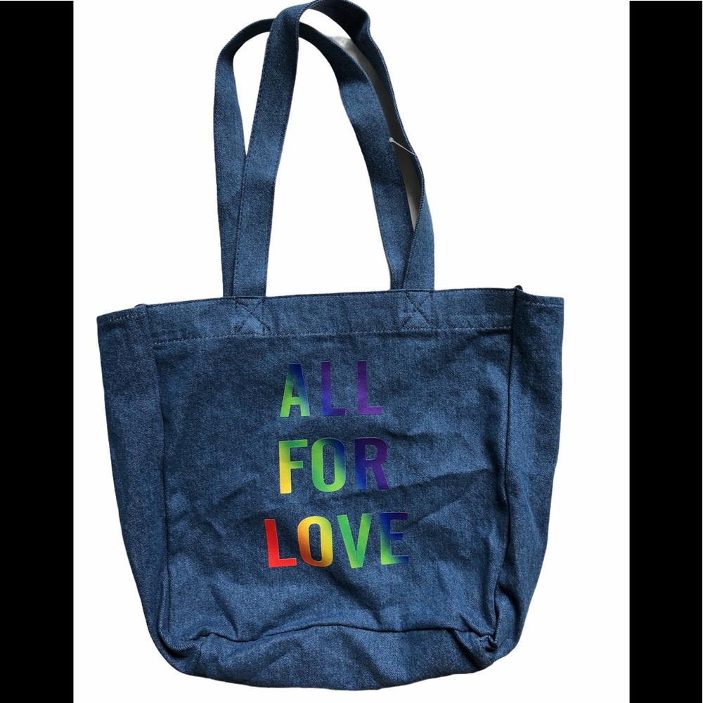 Mavi All For Love Oversized Denim tote bag PRIDE - Picture 4 of 10